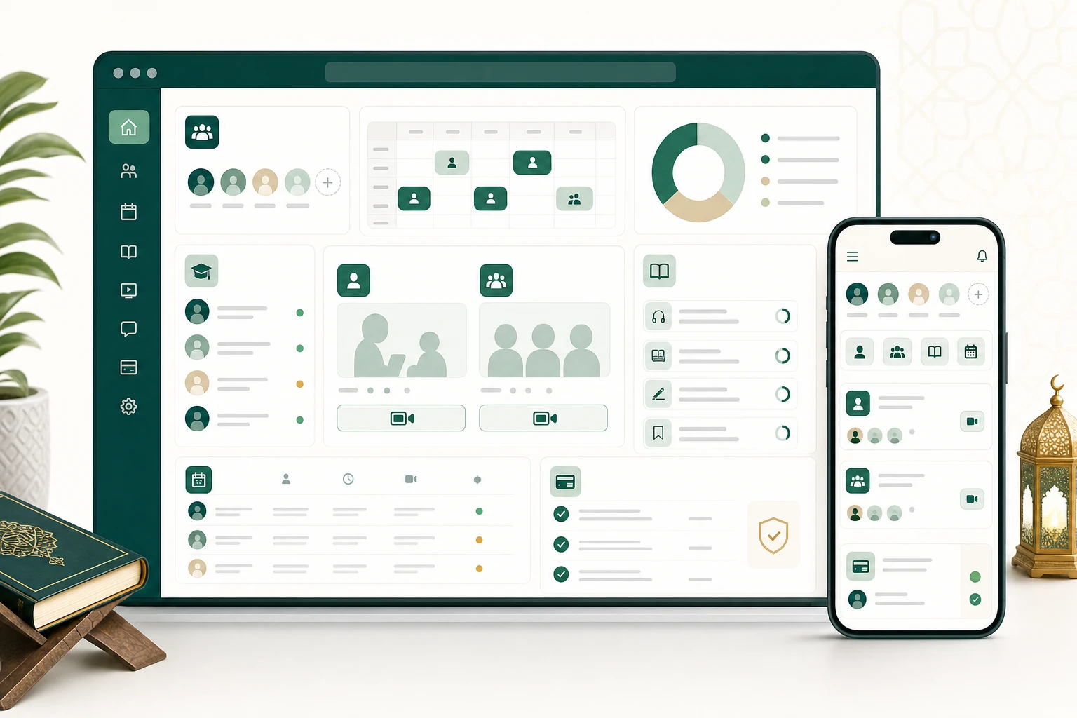 One connected teaching system